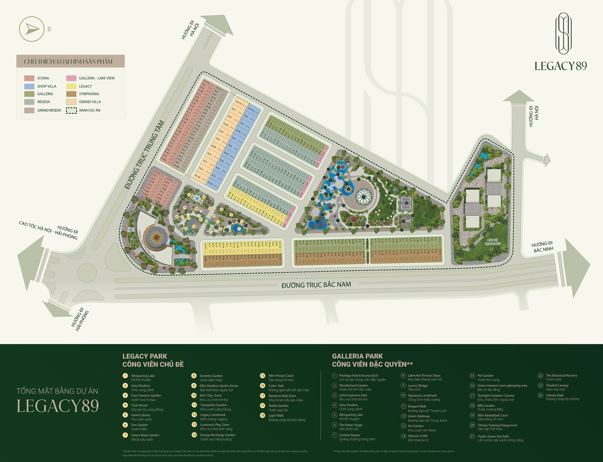 mặt bằng dự án legacy89 mỹ hào hưng yên